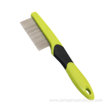 Cat Flea Comb Green Pet Dog Grooming Comb